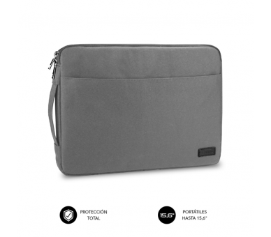 FUNDA PORTATIL SUBBLIM URBAN LAPTOP SLEEVE 156 GREY