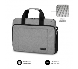 MALETIN SUBBLIM AIR PADDING LAPTOP BAG 133 14 GREY