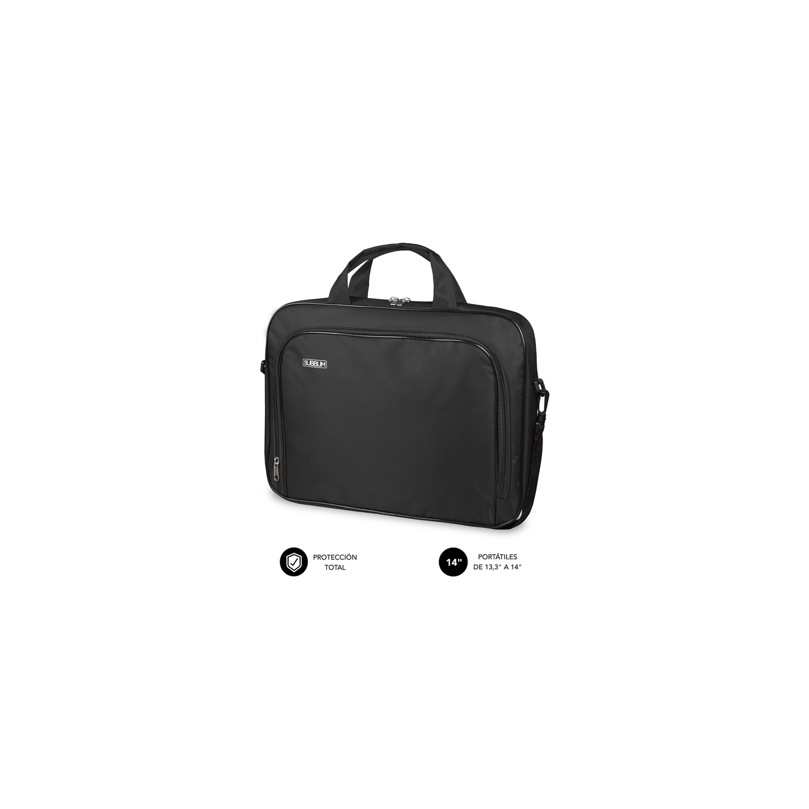 MALETIN SUBBLIM OXFORD LAPTOP BAG 133 14 BLACK