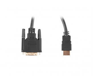 CABLE HDMI LANBERG MACHO DVI D 241 MACHO 4K DUAL LINK 3M NEGRO