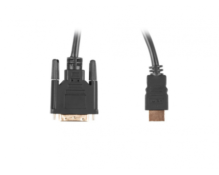 CABLE HDMI LANBERG MACHO DVI D 241 MACHO 4K DUAL LINK 3M NEGRO