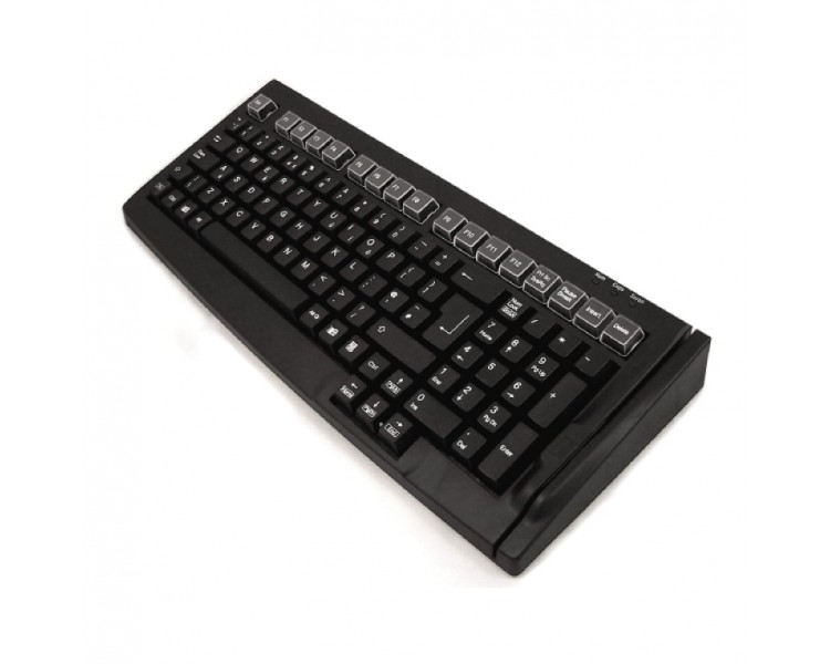 TECLADO PC REDUCIDO BANDA MAGNETICA USB