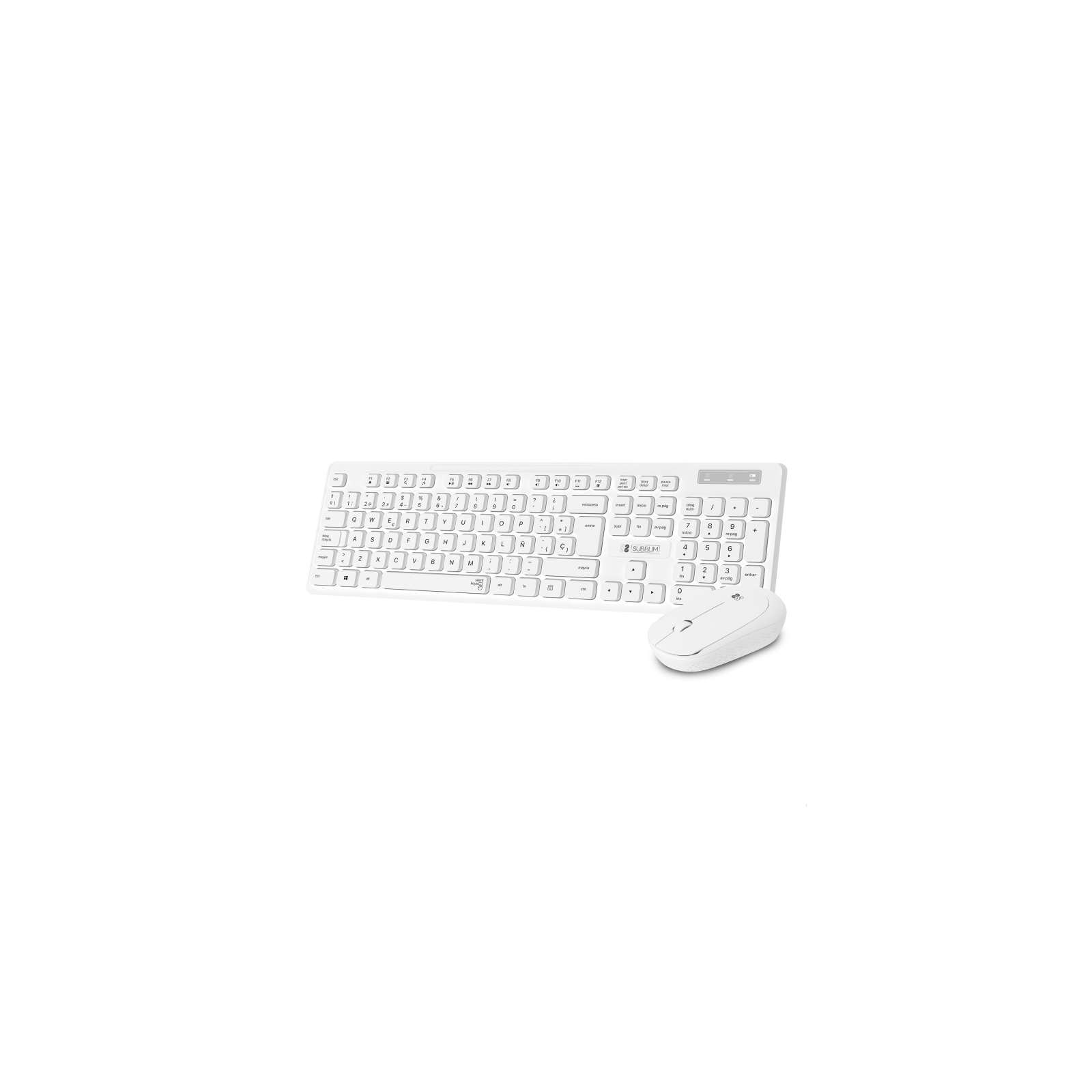 COMBO TECLADO RATON SUBBLIM BUSINESS SLIM SILENCIOSO INALAMBRICO 24G B