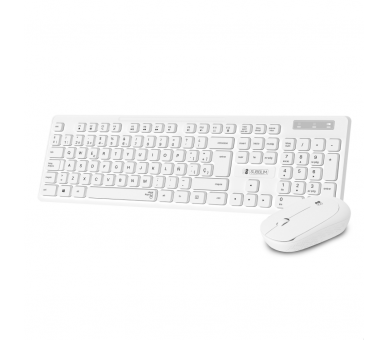 COMBO TECLADO RATON SUBBLIM BUSINESS SLIM SILENCIOSO INALAMBRICO 24G B