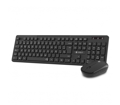 COMBO TECLADO RATON SUBBLIM BUSINESS SLIM SILENCIOSO INALAMBRICO 24G