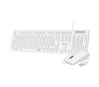 COMBO TECLADO RATON SUBBLIM BUSINESS SLIM SILENCIOSO CON CABLE USB B