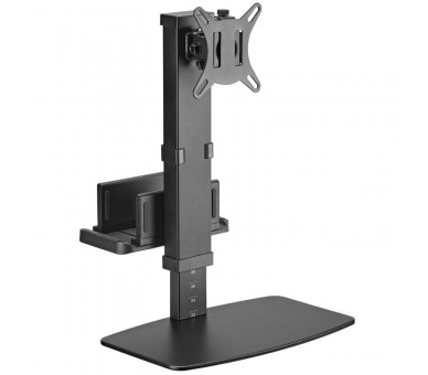 h2AISENS SOPORTE DE MESA ECO GIRATORIO E INCLINABLE PARA MONITOR TV Y MINI PC 8KG DE 17 32 NEGRO h2pullibEspecificaciones b lil