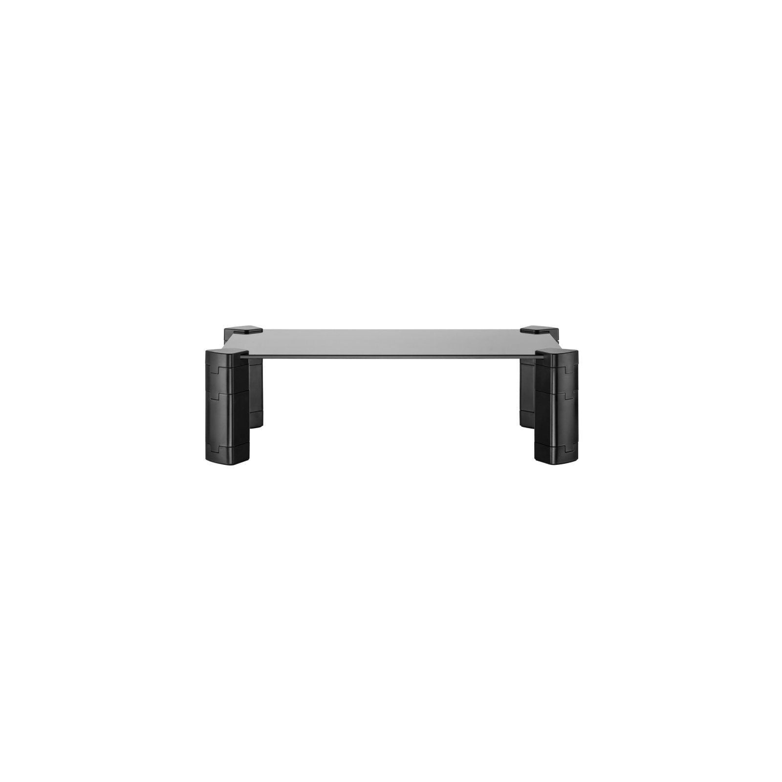 ph2SOPORTE ELEVADOR CRISTAL PARA MONITOR PORTaTIL NEGRO h2ul liSoporte elevador cristal ergonomico para monitores portatiles et