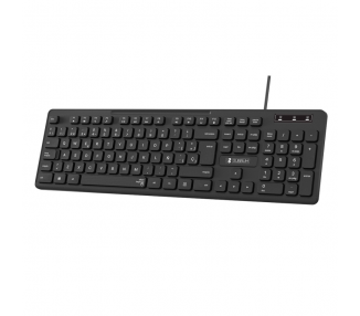 TECLADO SUBBLIM BUSINESS SLIM SILENCIOSO CON CABLE USB