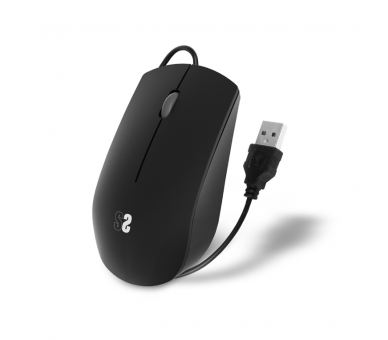 RATON SUBBLIM BUSINESS SILENCIOSO CON CABLE USB 1200 DPI