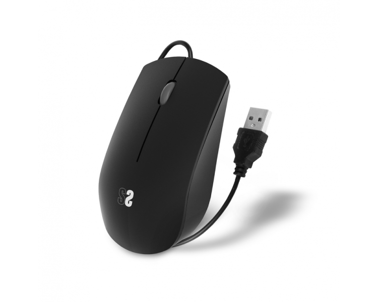 RATON SUBBLIM BUSINESS SILENCIOSO CON CABLE USB 1200 DPI