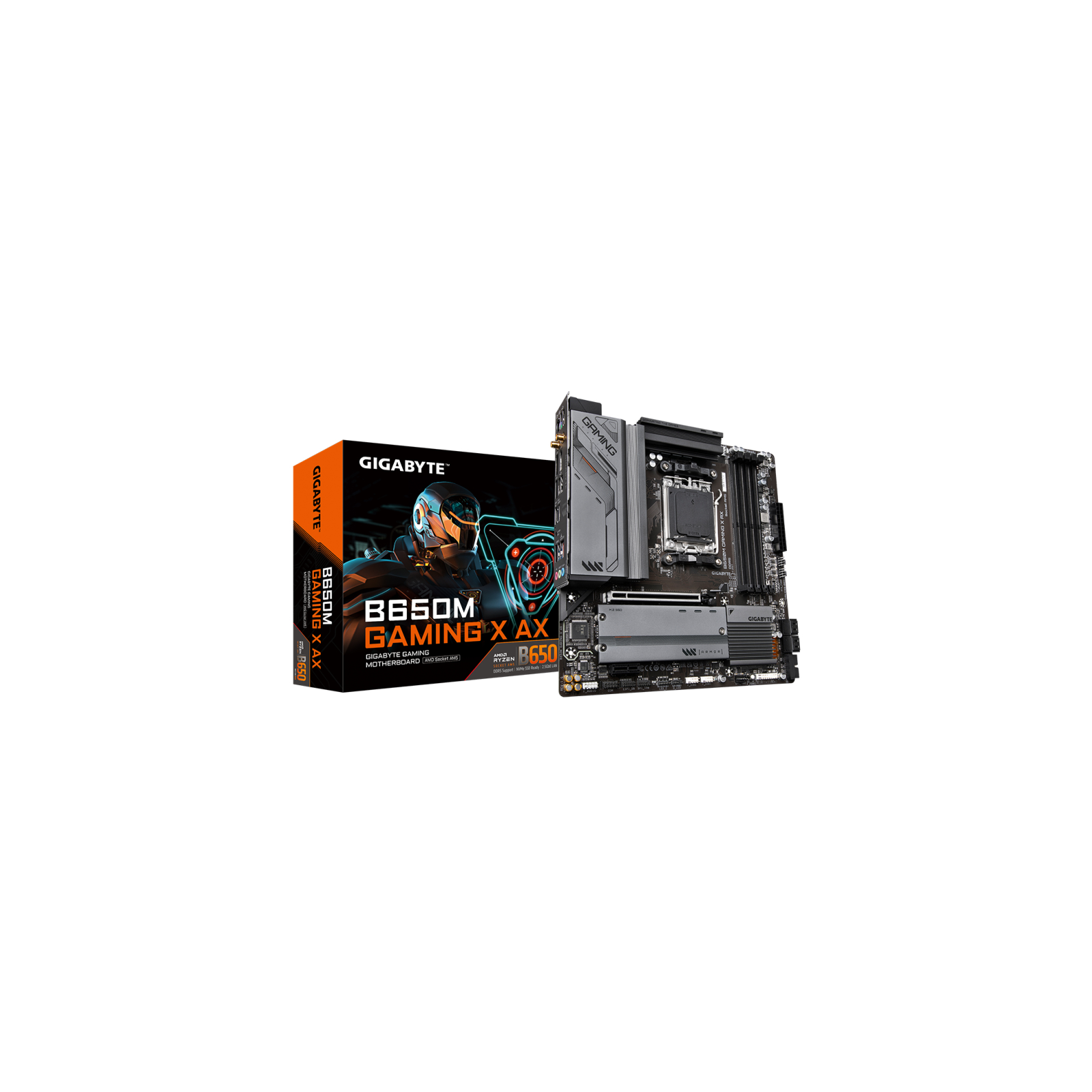 PLACA BASE GIGABYTE B650M GAMING X AX AM5 MATX 4XDDR5