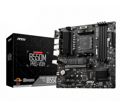 PLACA BASE MSI B550M PRO VDH AM4 MATX 4XDDR4