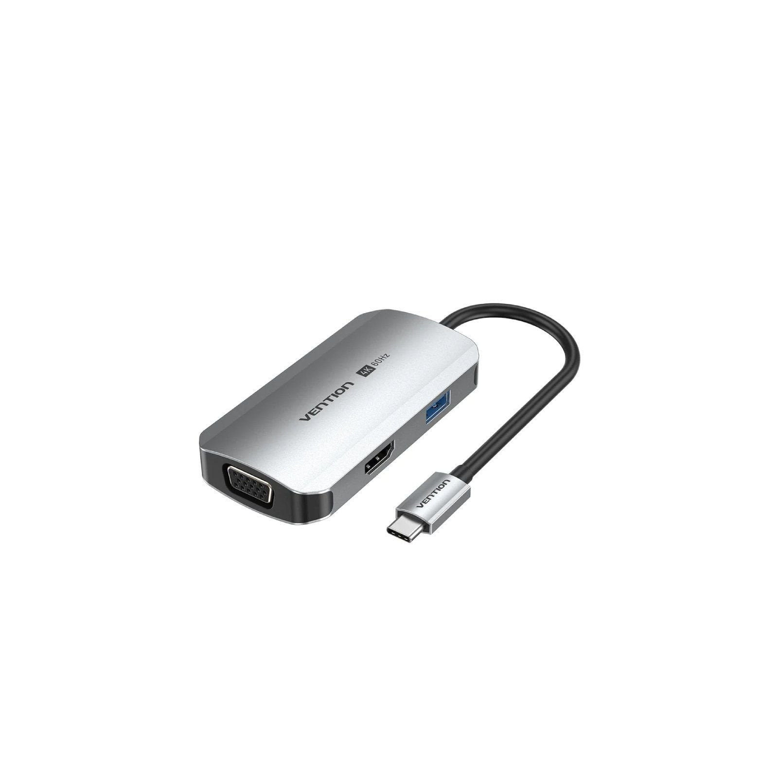 h2Estacion de acoplamiento USB C a HDMI VGA USB 30 PD Tipo de aleacion de aluminio gris de 015 M h2divbr divdivh2Especificacion