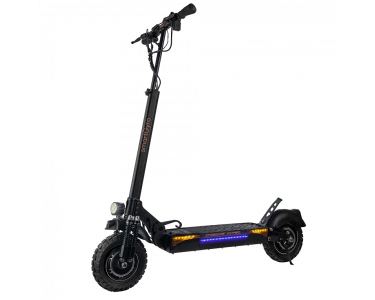 PATINETE ELECTRICO SMARTGYRO XTREME CROSSOVER X2 PRO 800W 50KM 25KMH NEGRO 30KG