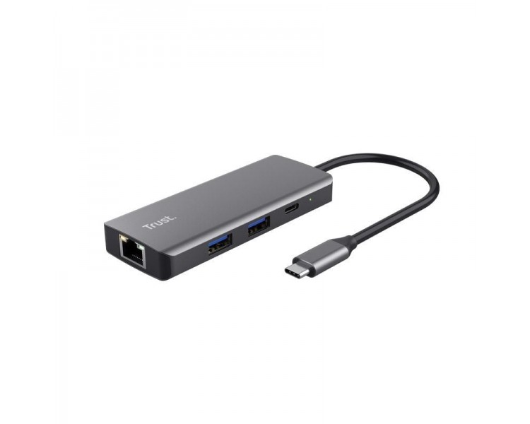 ph2Dalyx h2h2Adaptador multipuerto USB C 6 en 1 h2Adaptador multipuerto en aluminio para anadir puertos HDMI de red 2 USB C y 2