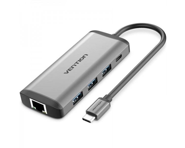 ph2Docking USB tipo C a HDMI USB303 RJ45 TF SD PD h2ul liTipo C 8 en 1 Conexiones de varios dispositivos li liVideo 4K UHD El p