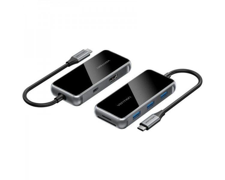 h2Vention USB C a HDMI 3x USB 30 SD TF PD h2divconexion a traves de USB C conector USB 32 Gen 1 estandar USB 30 otros conectore