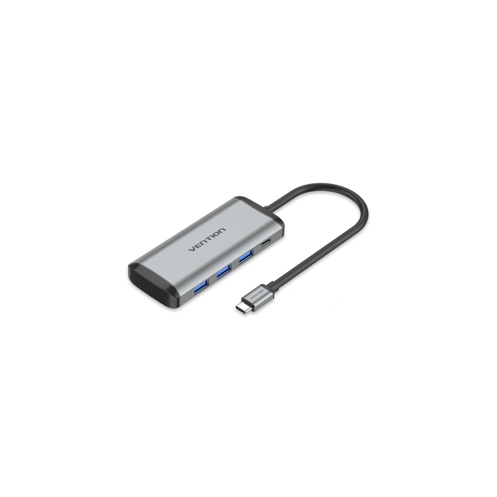 h2Vention Usb C a Usb30x3 TF SD PD Hub 015 m Tipo de aleacion de aluminio gris h2divpUn concentrador es un dispositivo que ampl