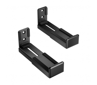 SOPORTE UNIVERSAL DE PARED AISENS PARA BARRA DE SONIDO NEGRO