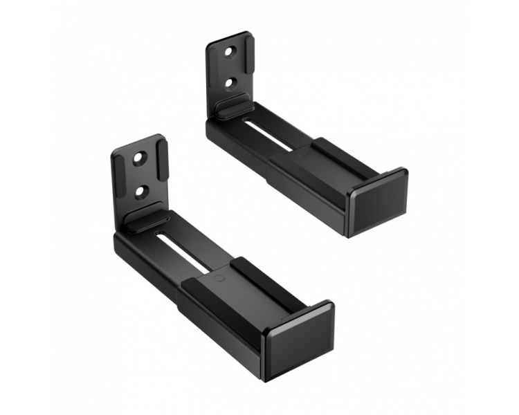 SOPORTE UNIVERSAL DE PARED AISENS PARA BARRA DE SONIDO NEGRO