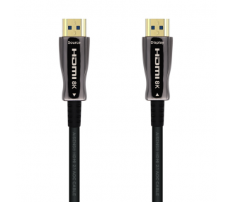 CABLE HDMI AISENS V21 OPTICO ACTIVO AOC 8K60HZ M M 15M NEGRO