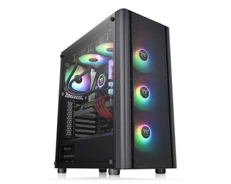 CAJA THERMALTAKE V250G ARGB AIR ATX 2XUSB 30 SIN FUENTE NEGRO