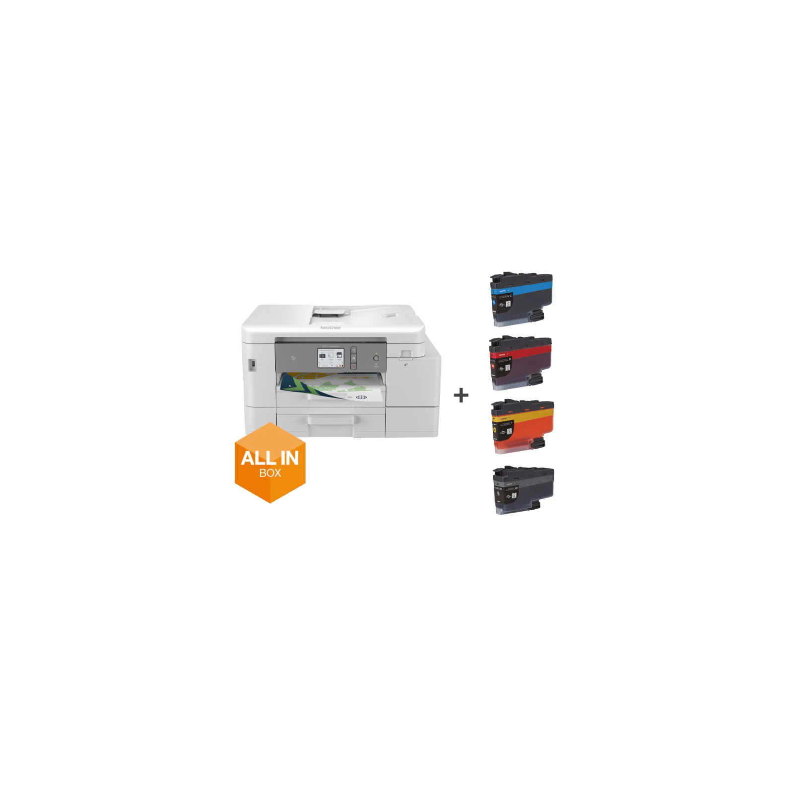 IMPRESORA BROTHER MFCJ4540DWXL MULTIFUNCION TINTA DUPLEX WIFI COLOR A4