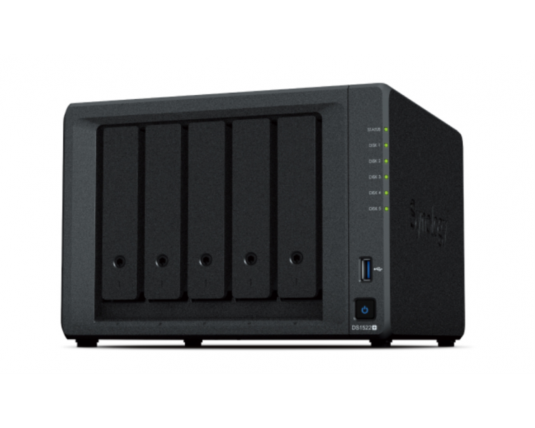 NAS SYNOLOGY DS1522 TORRE ETHERNET NEGRO R1600