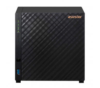 NAS ASUSTOR TOWER 4 BAY QUAD CORE 14GHZ 1GB 25GBE X1 USB32