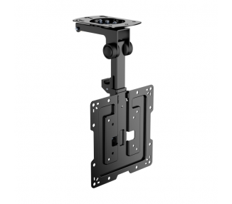 SOPORTE DE TECHO AISENS GIRATORIO PLEGABLE PARA MONITORTV 20KG DE 19 43 NEGRO