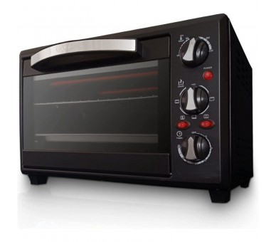 h2Horno electrico de sobremesa HR 28N RM 28 litros y 1600W h2divpCapacidad 28l Potencia 1600W Resistencia superior en M Funcion