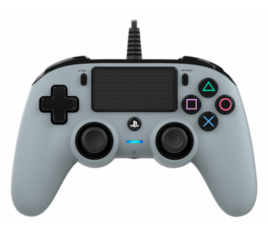 GAMEPAD NACON OFICIAL PS CON CABLE COMPACT GRIS PS4