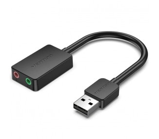 divph2TARJETA DE SONIDO EXTERNA USB DE 2 PUERTOS h2pMas posibilidades de audio ph2USB a auricular microfono h2presuelva el prob