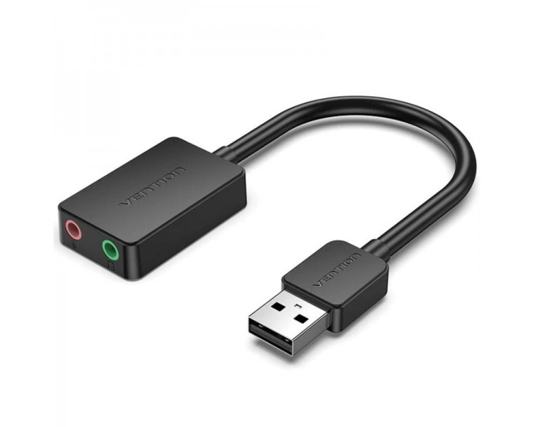 divph2TARJETA DE SONIDO EXTERNA USB DE 2 PUERTOS h2pMas posibilidades de audio ph2USB a auricular microfono h2presuelva el prob