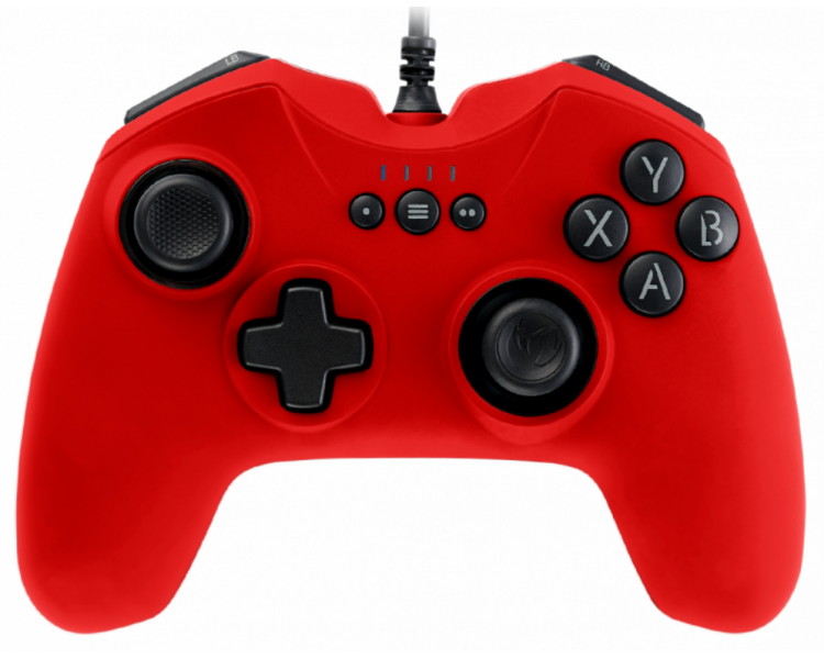 GAMEPAD NACON VIDEOJUEGOS CON CABLE GC 100 ROJO PC