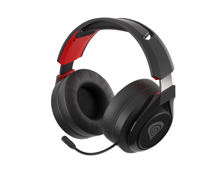 AURICULARES GAMING INALAMBRICO GENESIS SELEN 400 20 MINI JACK USB NEGRO ROJO