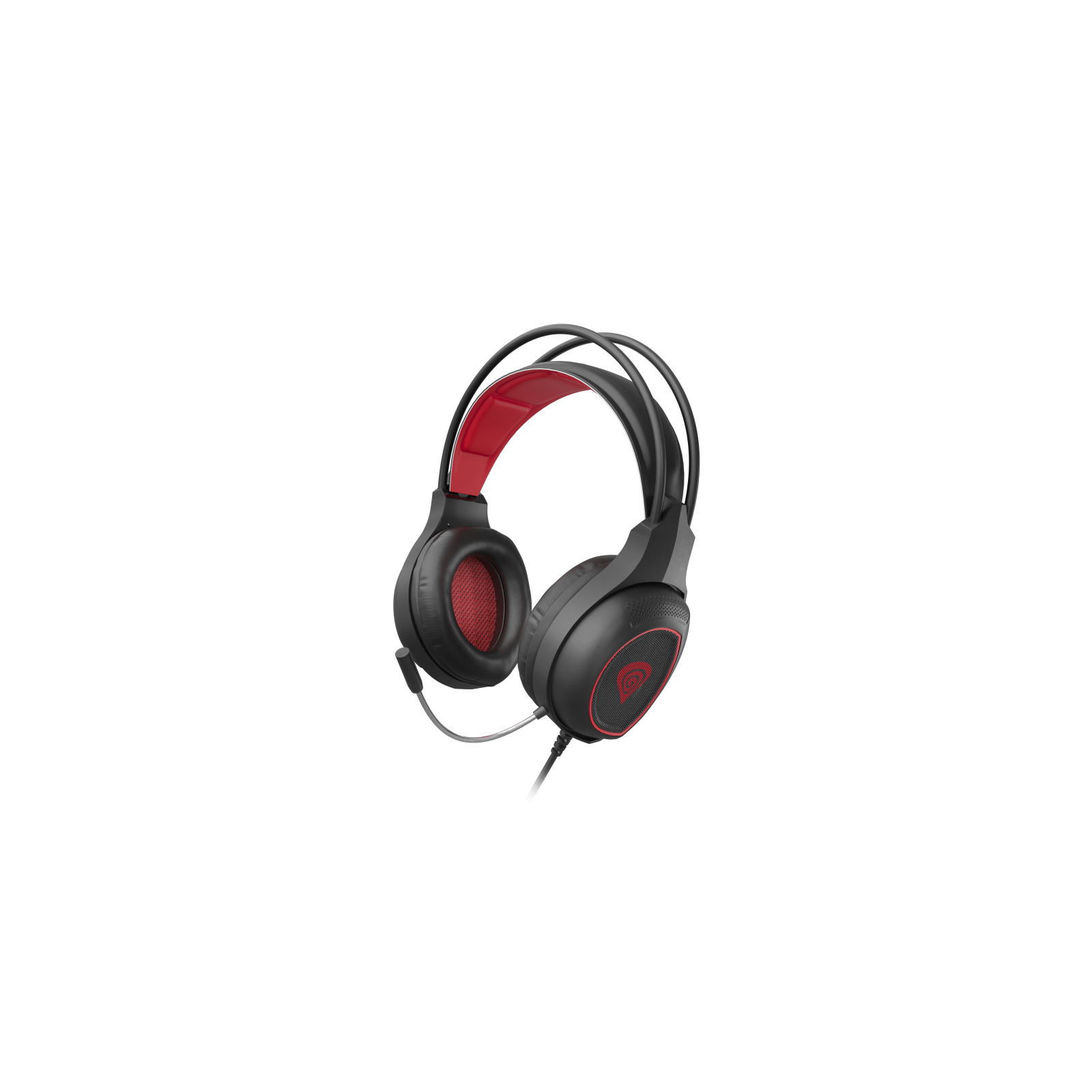 AURICULARES GAMING GENESIS RADON 300 71 VIRTUAL USB NEGRO ROJO