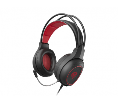 AURICULARES GAMING GENESIS RADON 300 71 VIRTUAL USB NEGRO ROJO