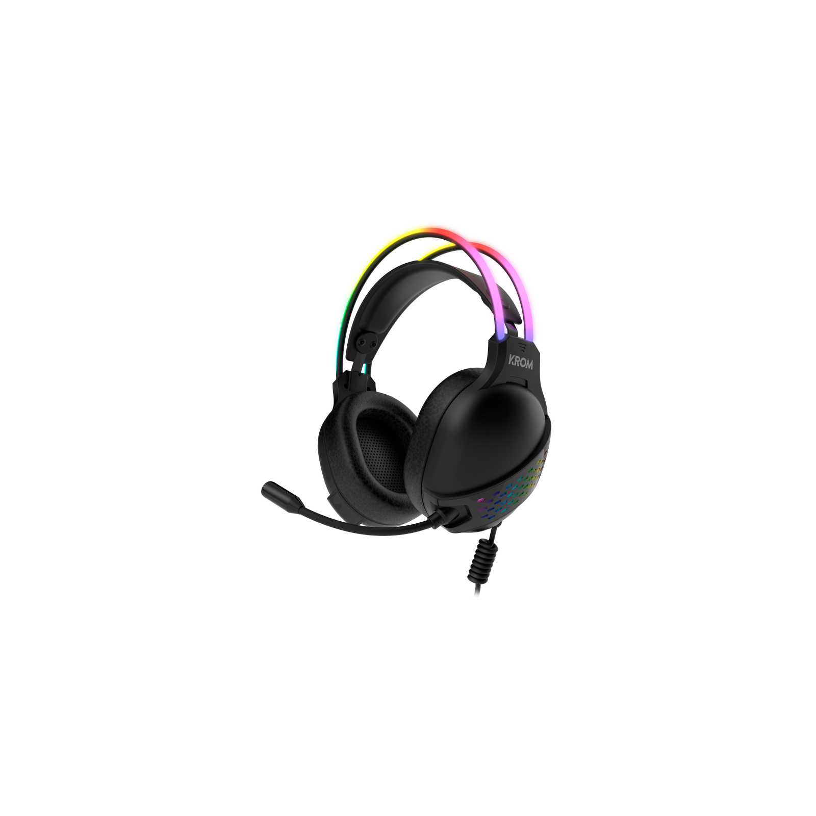 AURICULAR GAMING STEREO KROM KLAIM RGB LED