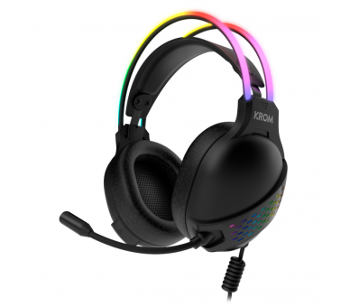 AURICULAR GAMING STEREO KROM KLAIM RGB LED