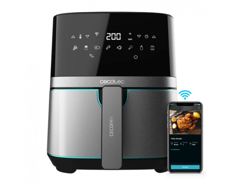 AIRFRYER CECOTEC CECOFRY FULL INOX 5500 CONNECTED