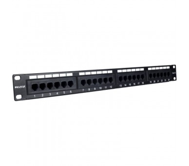 h2Panel de Transferencia 24 Puertos Cat 6 Dual Block 8211 PU 2420 h2divEl PU 2420 es un bloque dual Cat 6 de 24 puertos disenad