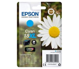 TINTA EPSON EXPRESION HOME 18XL CIAN XP102 205 215 305 405