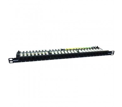 h2Patch panel 198243 24P Slim PHASAK Cat6A UTP RJ45 DUAL 05U 8211 PU 4811 h2divpEste panel de transferencia de PHASAK con 24 pu