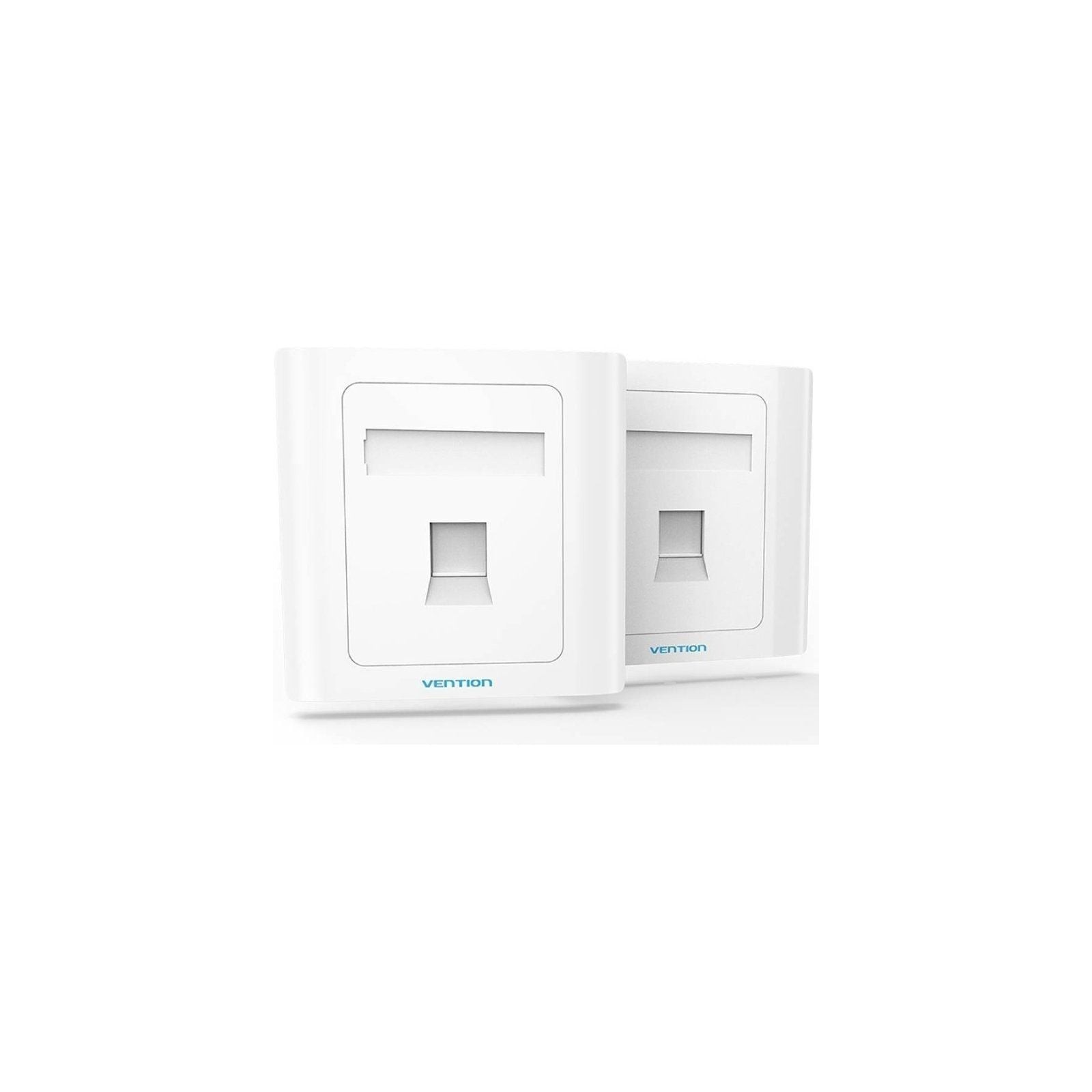 ph2Placa de pared con conector Keystone de 1 puerto Vention tipo 86 h2pEl Wall Plate de 1 puertos Keystone RJ45 Jack de Vention