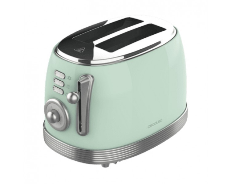 TOSTADOR VERTICAL CECOTEC TOAST AND TASTE 800 VINTAGE LIGHT GREEN V