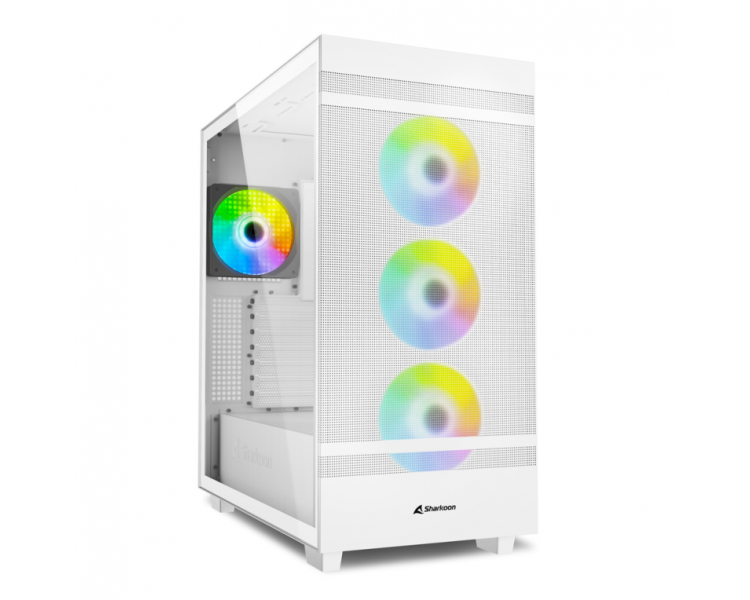 CAJA SHARKOON REBEL C50 RGB ATX 2XUSB30 SIN FUENTE BLANCO