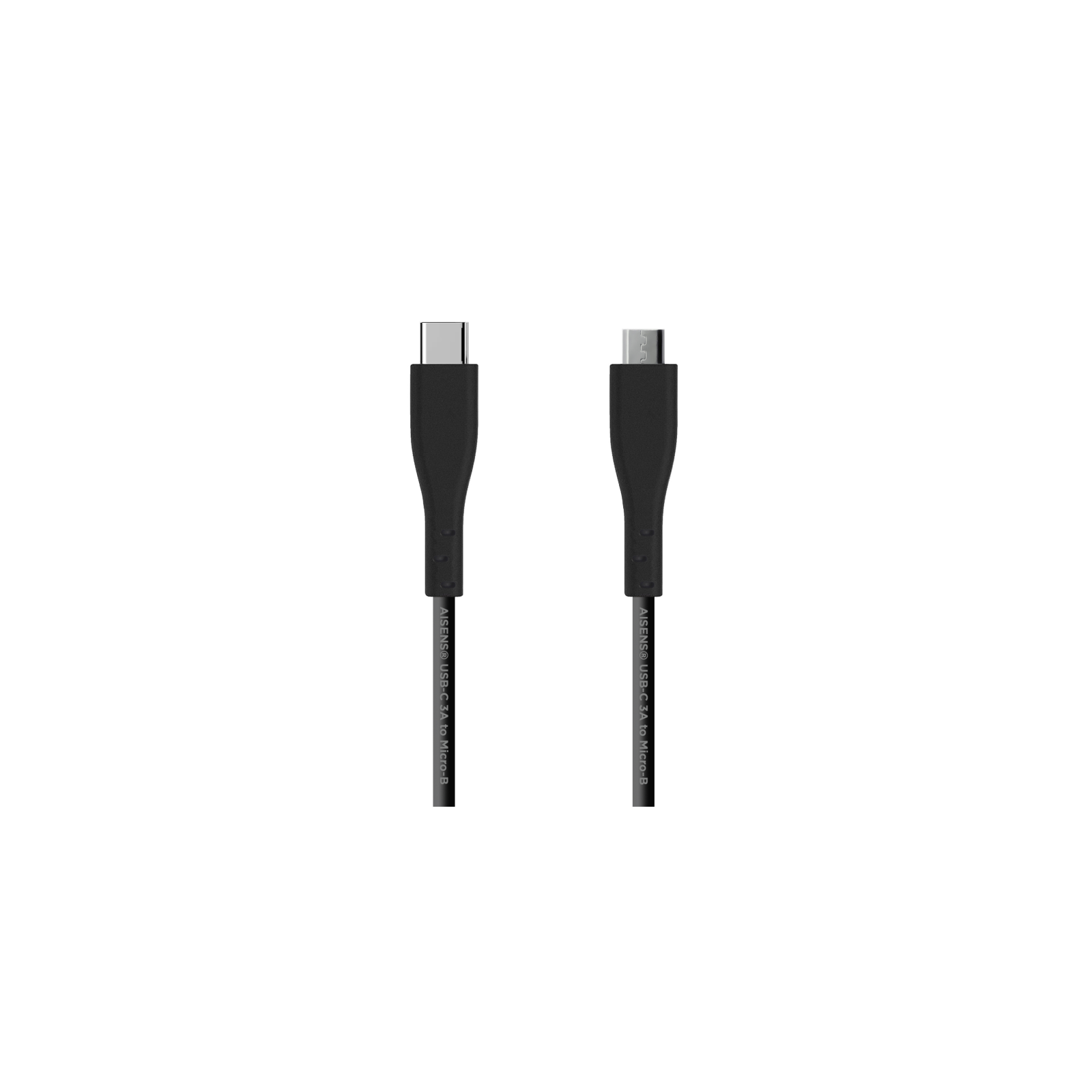 AISENS CABLE USB 20 3A TIPO USB C M MICRO B M NEGRO 20M