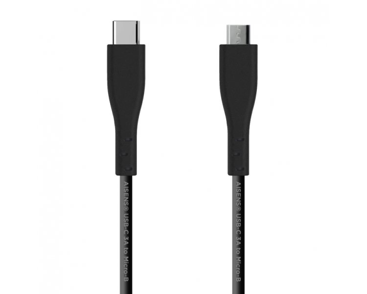 AISENS CABLE USB 20 3A TIPO USB C M MICRO B M NEGRO 20M